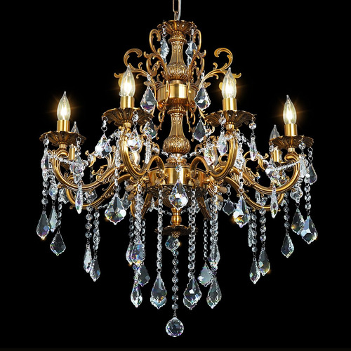 Akeelighting Candelabro Moderno De Cristal De Granja, Lampar