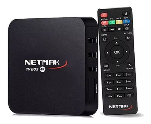 Conversor De Smart Netmak Nm Tvbox1 8gb Android 7.1 1gb Ram