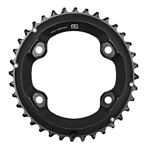 Coroa Mtb Shimano Deore M6000 34 Dentes 96mm Assimétrico