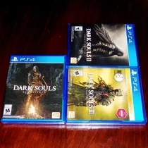 Comprar Lote 3 Vj Dark Souls Remastered, Ii Y Iii Para P4 Físicos