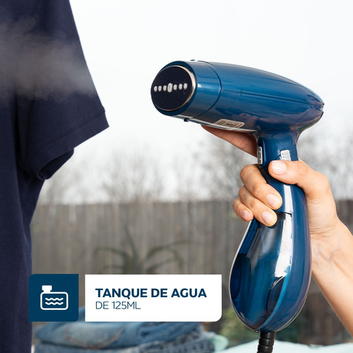 Vaporizador De Prendas Philco Plegable Azul