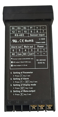 Controlador De Temperatura Digital Fotek Nt-10r