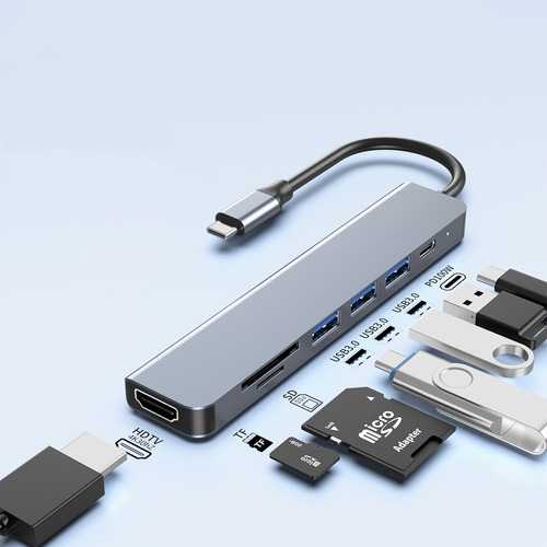 Hub Usb C, Divisor Usb C Para Hdmi 7 Em 1