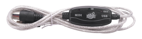 Cable Midi A Usb, Conector De Pc A Teclado De Música Sinteti