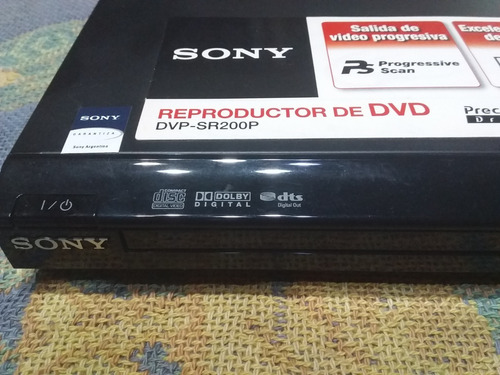 Reproductor De Dvd Y Cd Sony Mod. Dvp-sr200p Control Remoto