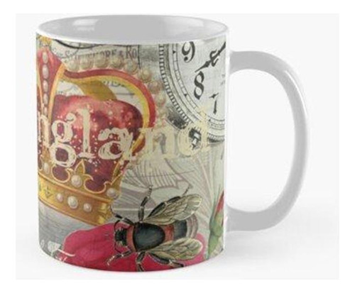Taza Viaje Londres Inglaterra Vintage Regalo Británico Europ