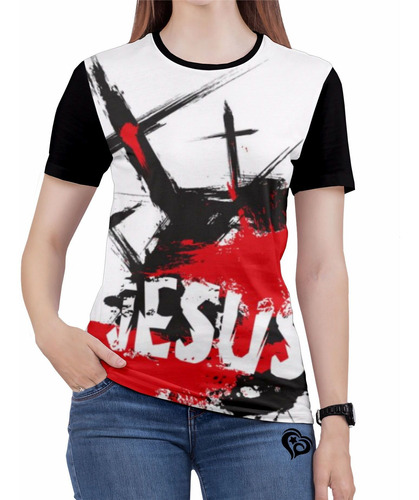 Camiseta Jesus Bíblia Gospel Evangélica Feminina Roupas