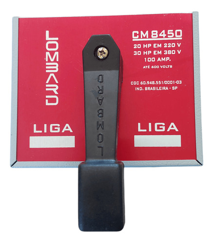 Chave Transferência Comutadora Trifásica 100a Cm8450 Lombard