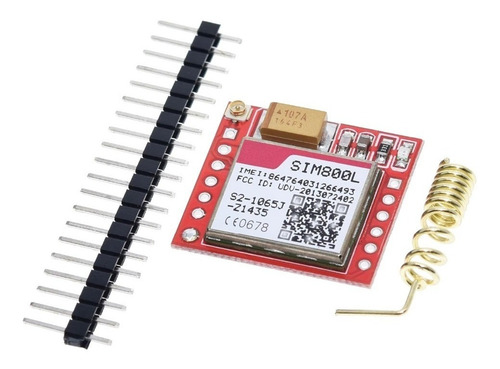 Imagen 1 de 5 de Sim800l Gprs Gsm Modulo Microsim Sms Datos Antena Arduino