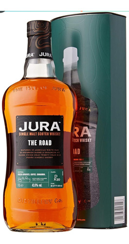 Jura The Road Whisky Escoces Single Malt 16 Años En Lata 1lt