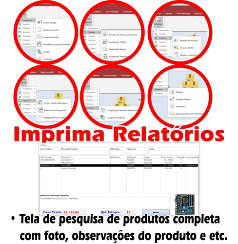 Imagem 10 de 10 de Sistema Assistência Técnica, Ordem De Serviço, Vendas Top