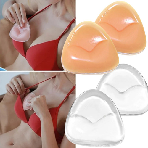 Par De Push Up De Silicón Levanta Sujetador Traje Baño