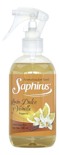 Textil Saphirus Aromatizador Limón Dulce Y Vainilla X 250ml