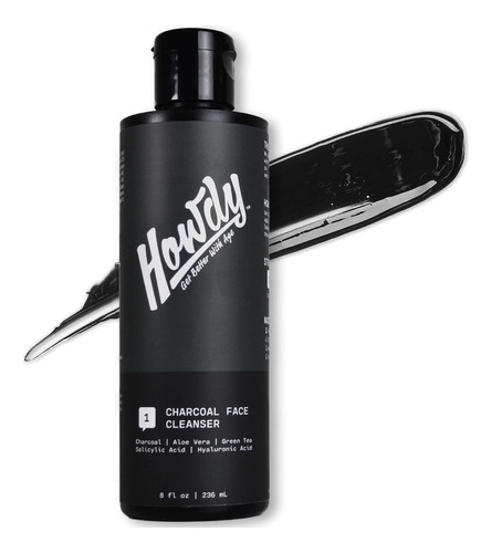 Howdy Jabn Facial De Carbn Para Hombre | Limpiador Facial Na