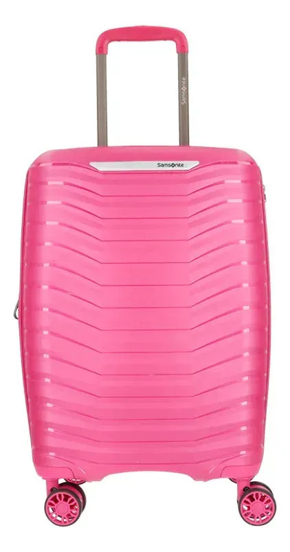 Valija Carry On Samsonite Bon-x Samsonite Cabina Ruedas Candado TSA Expandible Rosa