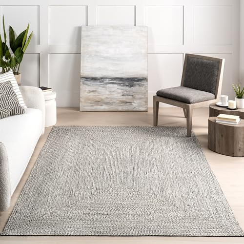 Alfombra Decorativa Para Interiores 0,60mtsx0,91mts Gris ,