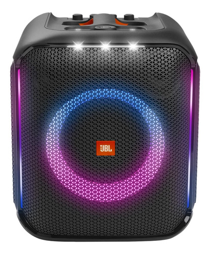 Caixa De Som Party Box Encore 2 Microfones Preta Jbl Cor Preto 110V/220V