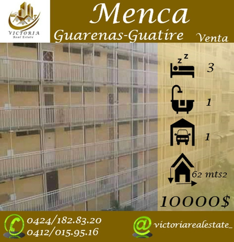 Imagen 1 de 7 de Venta De Apartamento En Menca Guarenas