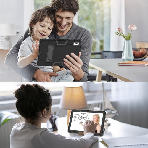 Pbb Capa Preta De Cor Contrastante Para Lenovo Tab M10 5g