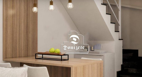 Imagem 9 de 18 de Cobertura Com 2 Dormitórios À Venda, 81 M² Por R$ 460.000,00 - Campestre - Santo André/sp - Co11516