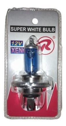 Bombillo Xenon H4 12v 90/100w Super White P43 