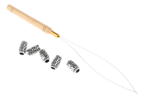 . 5 Peças De Contas De Dreadlocks Para Decoração De Punhos
