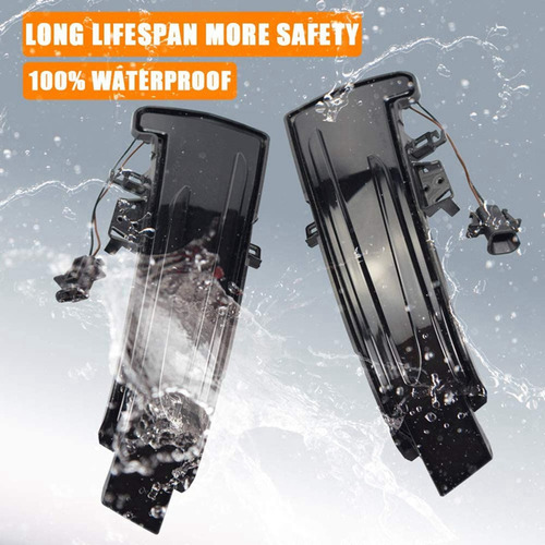 - Luces Intermitentes Secuenciales Con Espejo Lateral Led
