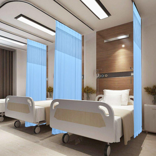 Inherente Ignífugo Cubicle Hospiatl Cortinas Separador...