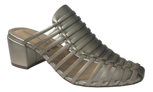 Zapatilla Tacón Felipe Rentería Moda Casual Mujer Alto 5