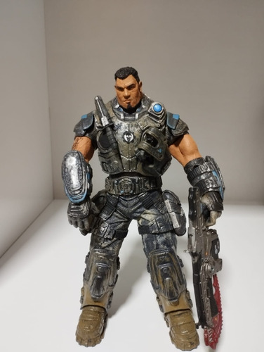 Boneco Dominic Santiago Gears Of War Action Figure Neca 2008