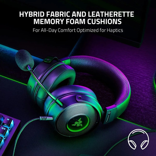 Razer Kraken V3 Hypersense Auriculares Usb Hápticos Thx Cuot