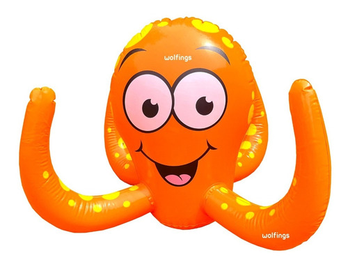 Imagen 1 de 10 de Pulpo Octopus Inflable Duchador Juguete Juego Agua Niños