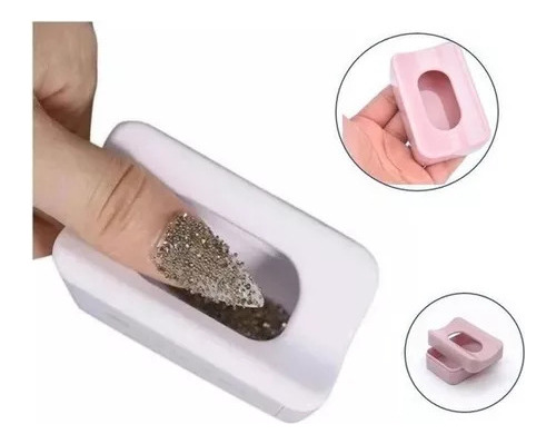 Bandeja Reciclado Polvo Uñas Glitter Strass Dipping Manicura