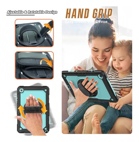 Funda Para Galaxy Tab A9 Plus Skyazul 11 PuLG Uso Rudo