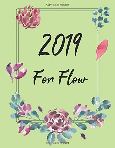 2019forflow 12month Planner With Daily, Weekly And Monthly P