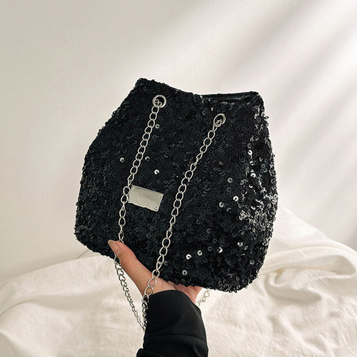 Nuevo Bolso Bandolera Transpirable Con Lentejuelas For