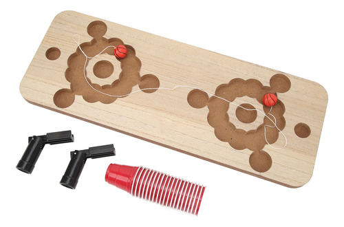 Juego De Mesa Beer Pong, Juego De Mesa Para Beber, Madera Y