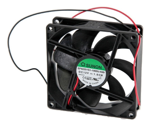 Cooler Fan Turbina 12v Sunon 92x92x25mm Buje Silencioso Htec