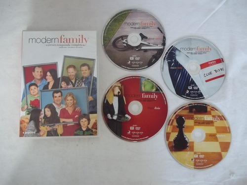 Dvd - Modern Family - A Primeira Temporada Completa 4 Discos