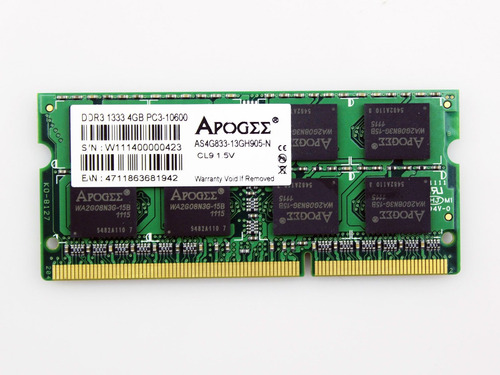 Memória Apogee Ddr3