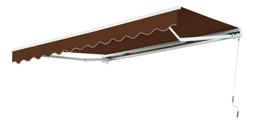 Toldo Proyectable Aluminio 2 X 1,5 Mts Café