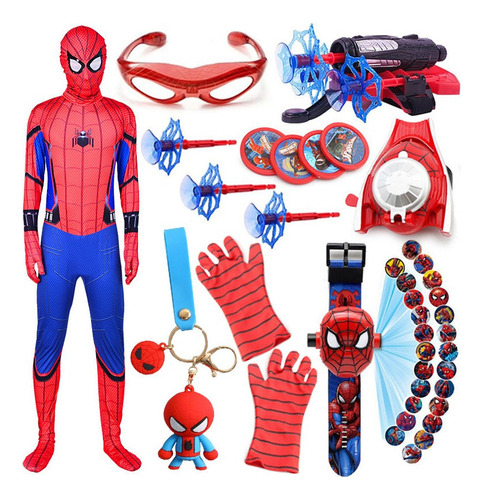 Kit De Accesorios De Juguete Para Cosplay De Spiderman Boy,