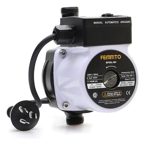 Bomba Presurizadora De Agua Elevadora Presion 9 Metros 220v