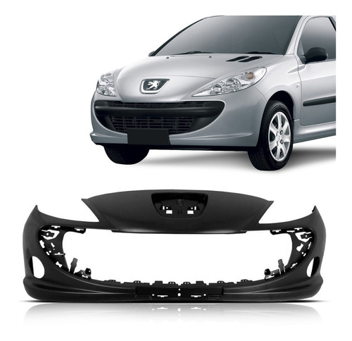 Parachoque Dianteiro Peugeot 207 08 09 10 11 12 13 Com Furo