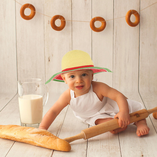 Sombrero De Sandía Práctico Y Exquisito Para Padres E Hijos,