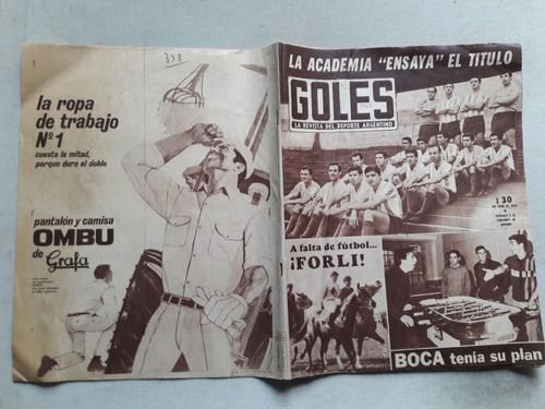 Revista Goles Nº 947 Noviembre 1966 Boca Central Newell's