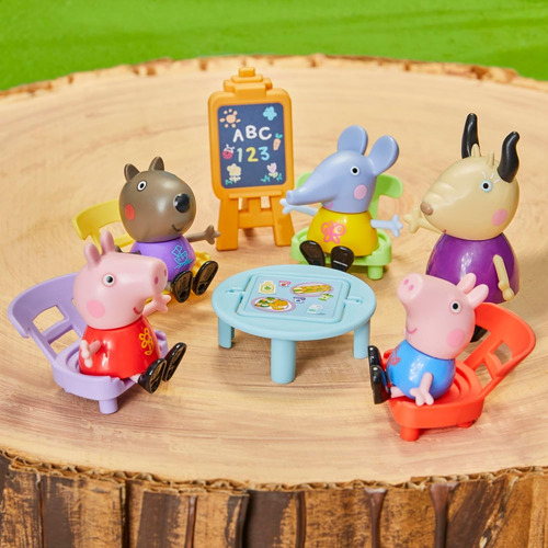 Set Figuras Peppa Pig La Guardería De Peppa - Original