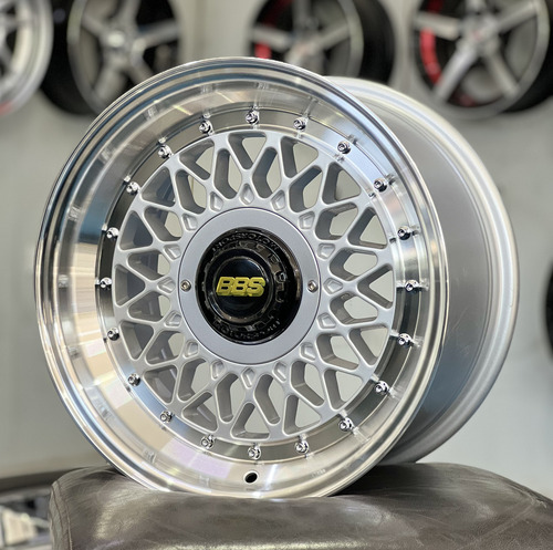 Juego De Llantas 15x8 5x100 5x114 Bbs Cromada