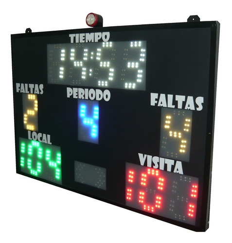 Tanteador Deportivo Electronico Basqt Futsal Mod: L2-199-15f