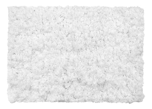 Alfombra Baño Cotton Touch Super Suave Blanca Rectangular